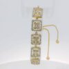 Gehna Jaipur cubic zirconia studded adjustable gold plated bracelet For Girls & Women FB-1129 - Image 4
