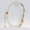 Gehna Jaipur cubic zirconia studded adjustable gold plated bracelet For Girls & Women FB-1129 - Image 7