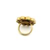 Gehna Jaipur Antique Finish Black Spinel Color Round Shape Stone Studded Jadau Ring For Girls & Women FR-1131 - Image 3