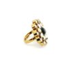 Gehna Jaipur Antique Finish Black Spinel Color Round Shape Stone Studded Jadau Ring For Girls & Women FR-1131 - Image 2