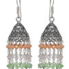 Gehna Jaipur Pink & Green Color Sapphire Zircon Beads Earring For Girls & Women GE03-1131