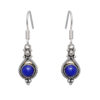 Gehna Jaipur Dumortierite Color Stone Studded Earrings In German Silver  For Girls & Women GE01-1132