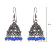 Gehna Jaipur Lapis Lazuli Color Zircon Beads Earring For Girls & Women GE03-1132 - Image 3