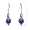 Gehna Jaipur Dumortierite Color Stone Studded Earrings In German Silver  For Girls & Women GE01-1132 - Image 3