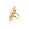 Gehna Jaipur Elegant Morganite Color Stone Carving & White Topaz Polki Studded Jadau Ring For Girls & Women FR-1134 - Image 5