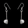 Gehna Jaipur Pearl Color Stone Studded Earrings In German Silver  For Girls & Women GE01-1136 - Image 5