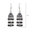 Gehna Jaipur Black Spinel color Zircon Beads Earring For Girls & Women GE03-1136 - Image 3