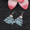 Gehna Jaipur Blue Aquamarine Color Zircon Beads Earring For Girls & Women GE03-1141 - Image 5