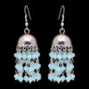Gehna Jaipur Blue Aquamarine Color Zircon Beads Earring For Girls & Women GE03-1141 - Image 4