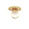 Gehna Jaipur Beautiful Ruby Color Stone & White Topaz Polki Studded Jadau Ring For Girls & Women FR-1146 - Image 3