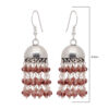 Gehna Jaipur Champion Quartz Color Zircon Beads Jhumki Style Earrings For Girls & Women GE03-1147 - Image 3