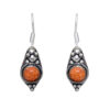 Gehna Jaipur Sun Sitara Color Stone Studded Earrings In German Silver  For Girls & Women GE01-1150
