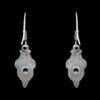 Gehna Jaipur Turquoise Color Stone Studded Earrings In German Silver  For Girls & Women GE01-1151 - Image 5