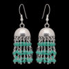 Gehna Jaipur Green Emerald Color Zircon Bead Handmade Earrings For Girls & Women GE03-1151 - Image 4