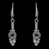 Gehna Jaipur Peridot Color Stone Studded Earrings In German Silver  For Girls & Women GE01-1154 - Image 4