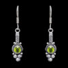 Gehna Jaipur Peridot Color Stone Studded Earrings In German Silver  For Girls & Women GE01-1154 - Image 3