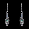 Gehna Jaipur Green Onyx Color Stone Studded Earrings In German Silver  For Girls & Women GE01-1157 - Image 2
