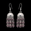 Gehna Jaipur Red Color Zircon Beads Jhumki Style Earrings For Girls & Women GE03-1157 - Image 4