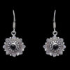 Gehna Jaipur Black Spinel Color Stone Studded Earrings In German Silver  For Girls & Women GE01-1158 - Image 3