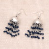 Gehna Jaipur Blue Sapphire Color Zircon Bead Jhumki Style Earrings For Girls & Women GE03-1159 - Image 5