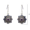 Gehna Jaipur Natural Amethyst Color Stone Earrings In German Silver  For Girls & Women GE01-1161 - Image 3