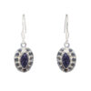 Gehna Jaipur Sun Sitara Color Stone Studded Earrings In German Silver  For Girls & Women GE01-1164