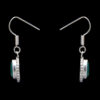 Gehna Jaipur Green Onyx Color Stone Earrings In German Silver  For Girls & Women GE01-1168 - Image 5