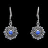 Gehna Jaipur Dumortierite Color Stone Studded Earrings In German Silver  For Girls & Women GE01-1170 - Image 3