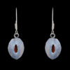 Gehna Jaipur Carnelian Color Stone Studded Earrings In German Silver  For Girls & Women GE01-1176 - Image 5