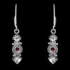 Gehna Jaipur Carnelian Color Stone Studded Earrings In German Silver  For Girls & Women GE01-1179 - Image 4