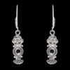 Gehna Jaipur Natural Amethyst Color Stone Earrings In German Silver  For Girls & Women GE01-1181 - Image 5