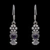 Gehna Jaipur Natural Amethyst Color Stone Earrings In German Silver  For Girls & Women GE01-1181 - Image 4