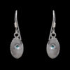 Gehna Jaipur Turquoise Color Stone Studded Earrings In German Silver  For Girls & Women GE01-1183 - Image 5