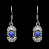 Gehna Jaipur Dumortierite Color Stone Studded Earrings In German Silver  For Girls & Women GE01-1185 - Image 4