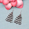 Gehna Jaipur Black Spinel Color Zircon Beads Jhumki Style Earring For Girls & Women GE03-1189 - Image 4