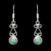 Gehna Jaipur Malachite Color Stone Studded Earrings In German Silver  For Girls & Women GE01-1189 - Image 4