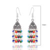 Gehna Jaipur Emerald & Multicolor Zircon Beads Jhumki Earrings For Girls & Women GE03-1191 - Image 3