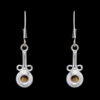 Gehna Jaipur Tiger Eye Color Stone Studded Earrings In German Silver  For Girls & Women GE01-1192 - Image 5