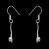 Gehna Jaipur Green Onyx Color Stone Studded Earrings In German Silver  For Girls & Women GE01-1193 - Image 4