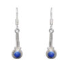 Gehna Jaipur Blue Lapis Lazuli Color Stone Earrings In German Silver  For Girls & Women GE01-1194