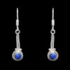 Gehna Jaipur Blue Lapis Lazuli Color Stone Earrings In German Silver  For Girls & Women GE01-1194 - Image 5
