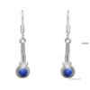 Gehna Jaipur Blue Lapis Lazuli Color Stone Earrings In German Silver  For Girls & Women GE01-1194 - Image 4