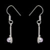 Gehna Jaipur Pink Rose Quartz Color Stone Earrings In German Silver  For Girls & Women GE01-1195 - Image 5