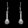 Gehna Jaipur Pink Rose Quartz Color Stone Earrings In German Silver  For Girls & Women GE01-1195 - Image 4