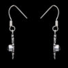 Gehna Jaipur Black Spinel Color Stone Studded Earrings In German Silver  For Girls & Women GE01-1197 - Image 5