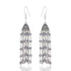 Gehna Jaipur Silver Pyrite Color Zircon Beads Jhumki Earrings For Girls & Women GE03-1199