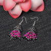 Gehna Jaipur Black Spinel & Pink Color Bead Jhumki Earrings For Girls & Women GE03-1200 - Image 4