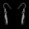 Gehna Jaipur Natural Black Spinel Color Stone Earrings In German Silver  For Girls & Women GE01-1203 - Image 4
