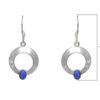 Gehna Jaipur Dumortierite Color Stone Studded Earrings In German Silver  For Girls & Women GE01-1207