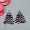 Gehna Jaipur Hydro Blue Sapphire Color Zircon Beads Jhumki Style Earrings For Girls & Women GE03-1214 - Image 4